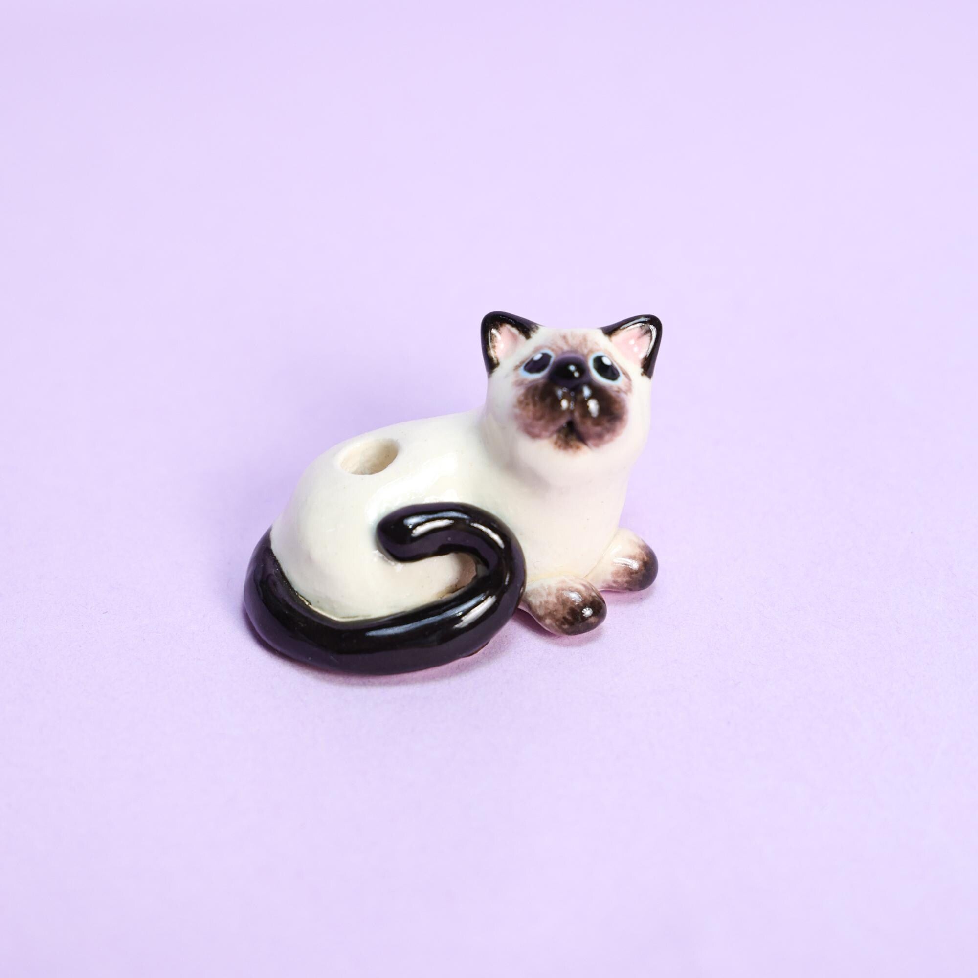 Custom Pet Cake Topper Personalized Ceramic Dog Candle Holder Birthday Cake Gift Handmade Figurine Handpainted Collectable Heirloom Art Y2k