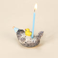 Seal Wedding Cake Topper Handmade Ceramic Yellow Duck Candle Holder Wedding Gift Small Ornament Cute Animal Family Party Celebration Décor