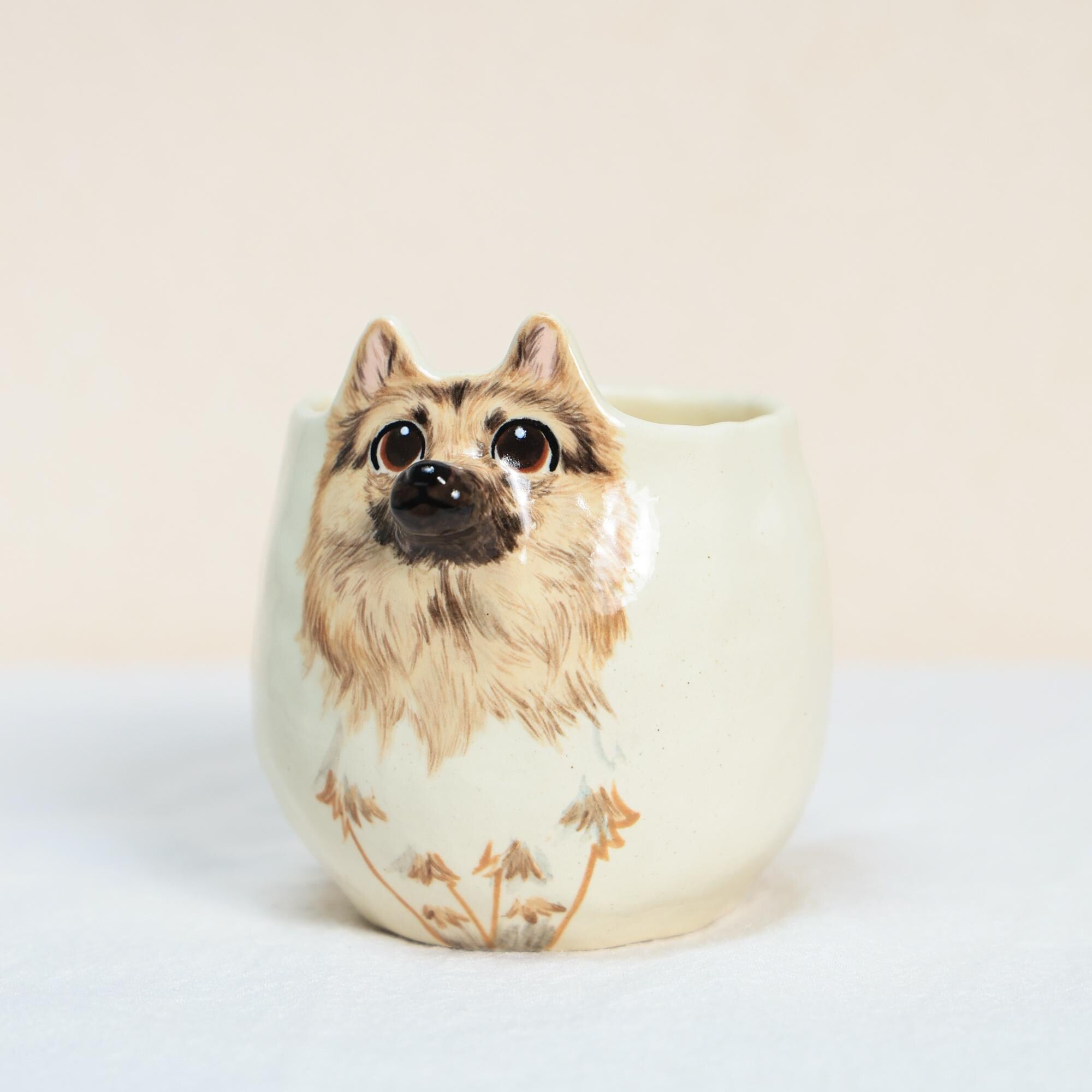 Custom Handmade Cat Mug Special Gift for mom Personalized Handmade Pet Coffee Cup Unique Dog Lover Gift Ceramic Puppy Cup Pottery Kawaii Mug