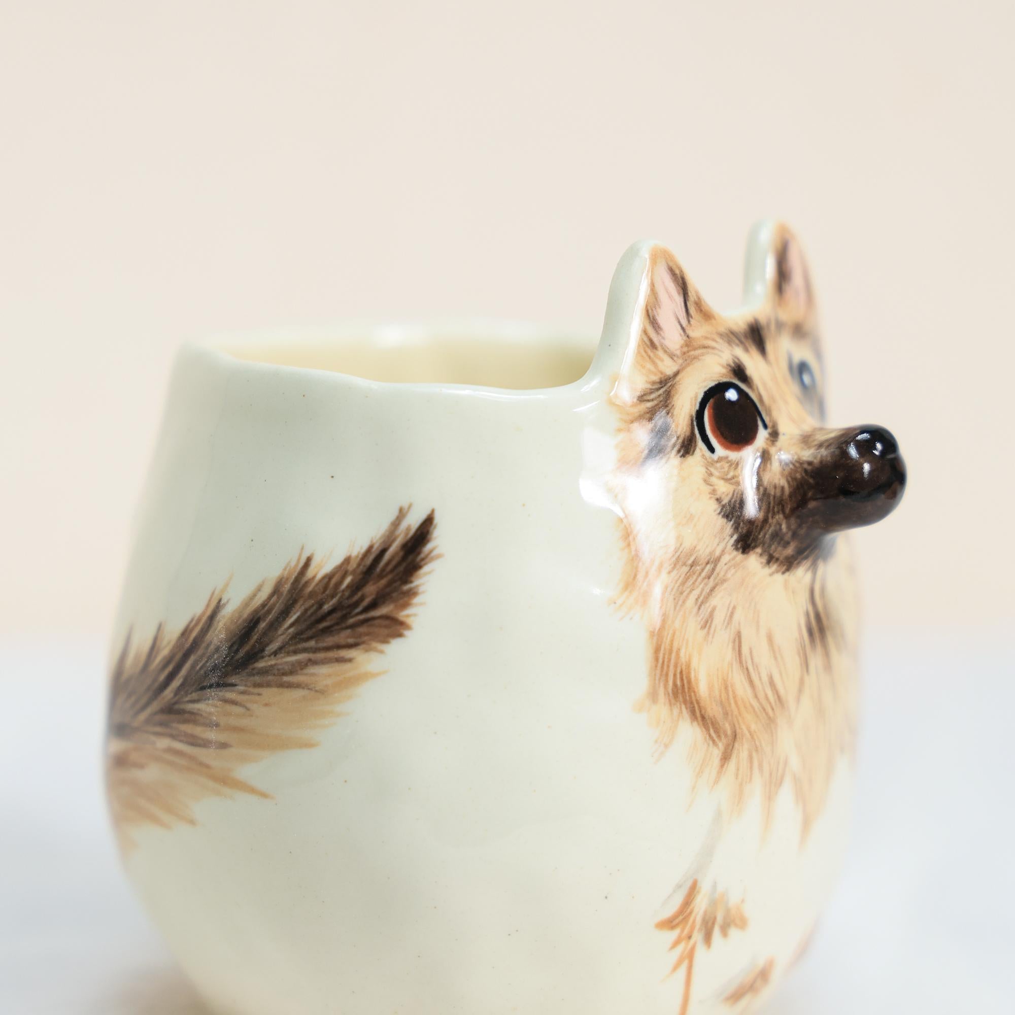 Custom Handmade Cat Mug Special Gift for mom Personalized Handmade Pet Coffee Cup Unique Dog Lover Gift Ceramic Puppy Cup Pottery Kawaii Mug