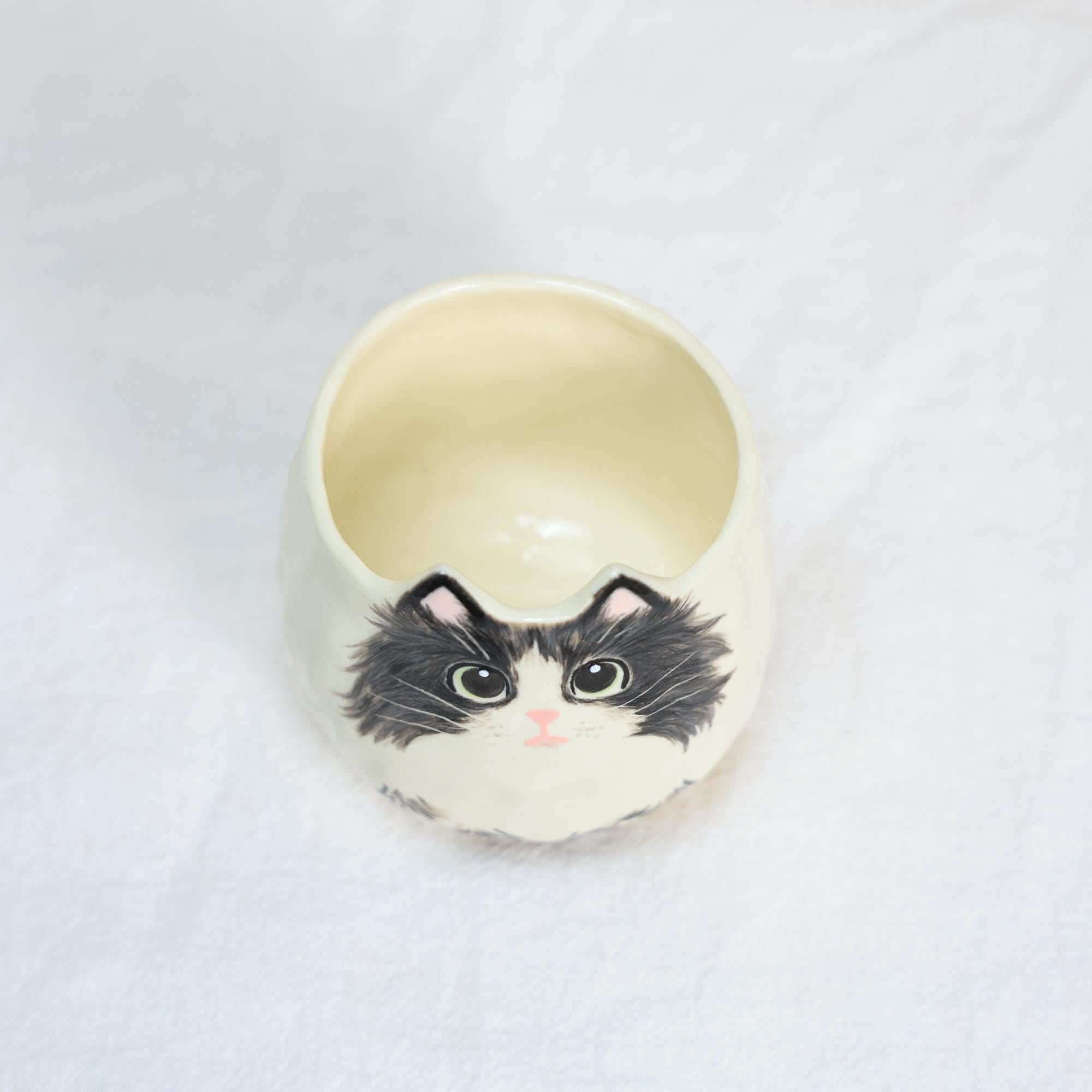 Custom Handmade Cat Mug Special Gift for mom Personalized Handmade Pet Coffee Cup Unique Dog Lover Gift Ceramic Puppy Cup Pottery Kawaii Mug